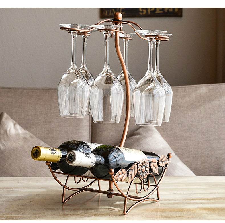 European wine rack