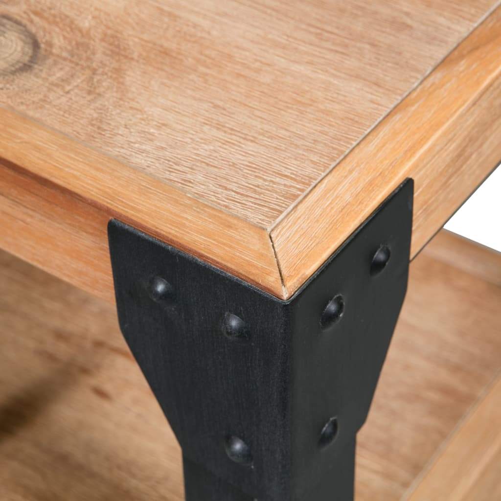 Nightstands 2 pcs Solid Acacia Wood