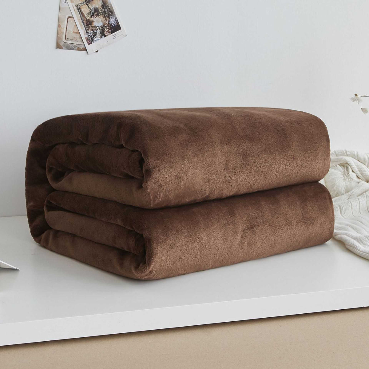 Flannel blanket coral