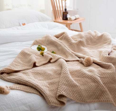 Nordic wool shawl blanket