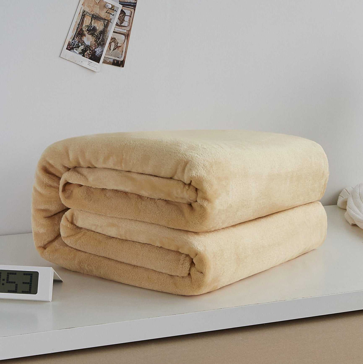 Flannel blanket coral