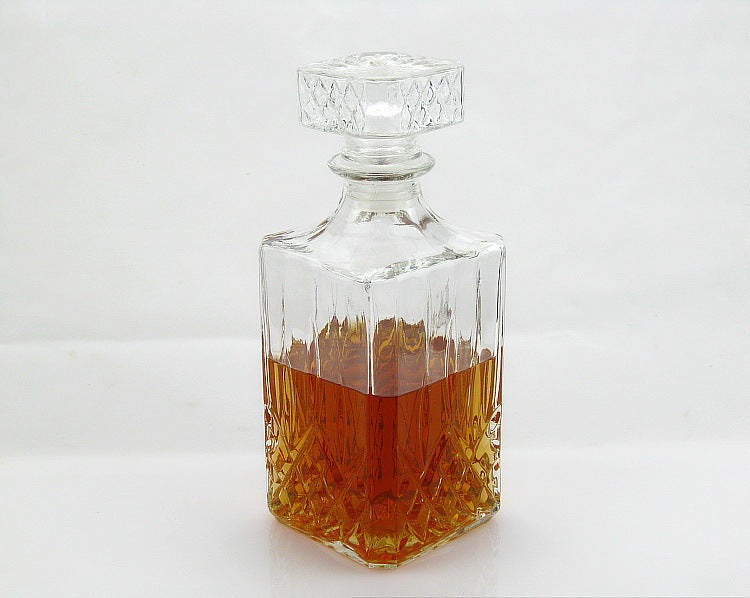 sparkling decanting wine bottle