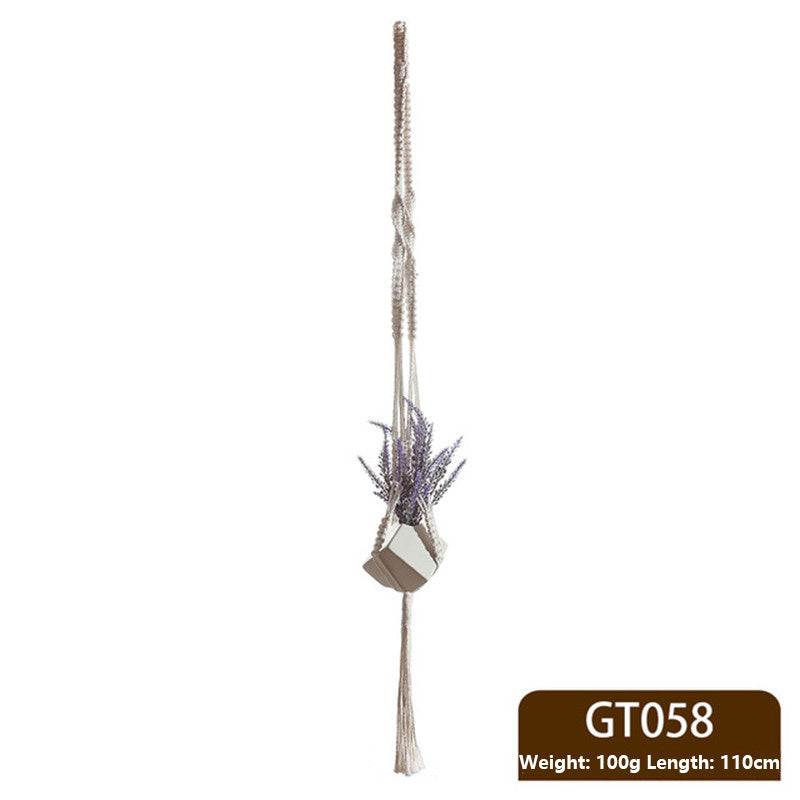 Hanging Baskets Flowerpot Macrame