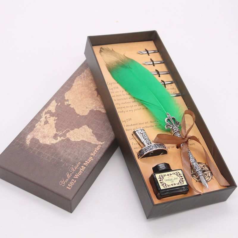 European Style Retro Fountain Pen Set Teacher'