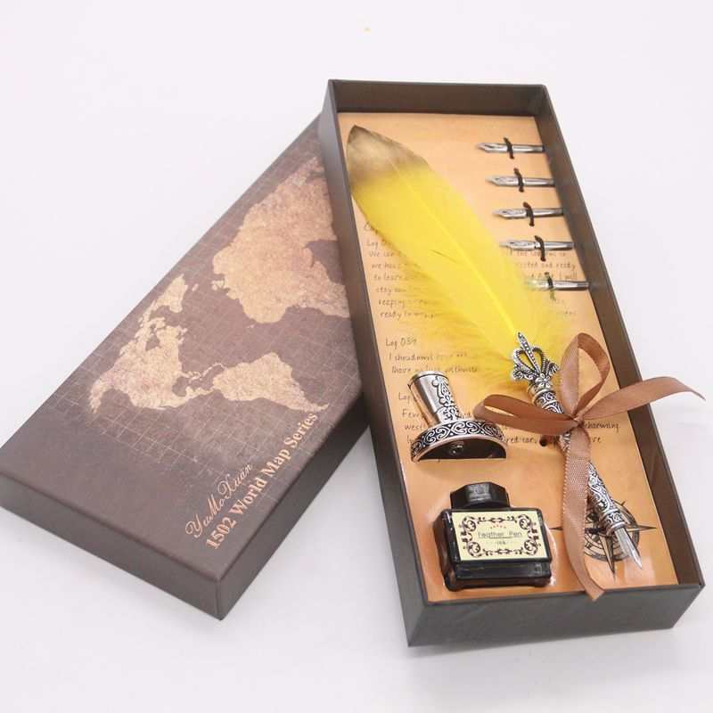 European Style Retro Fountain Pen Set Teacher'