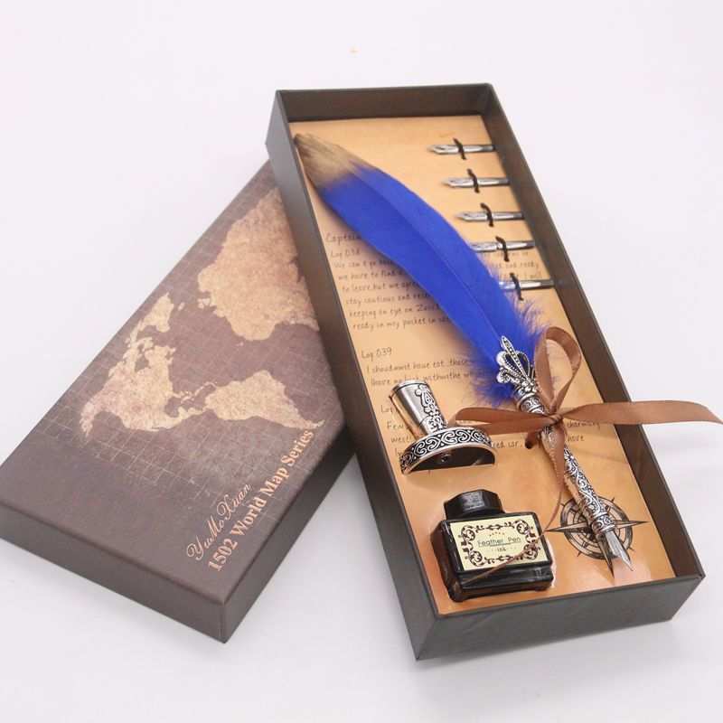 European Style Retro Fountain Pen Set Teacher'
