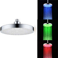 Luminous color changing shower head with electroplating surface, ABS material, and multicolor LED lights.