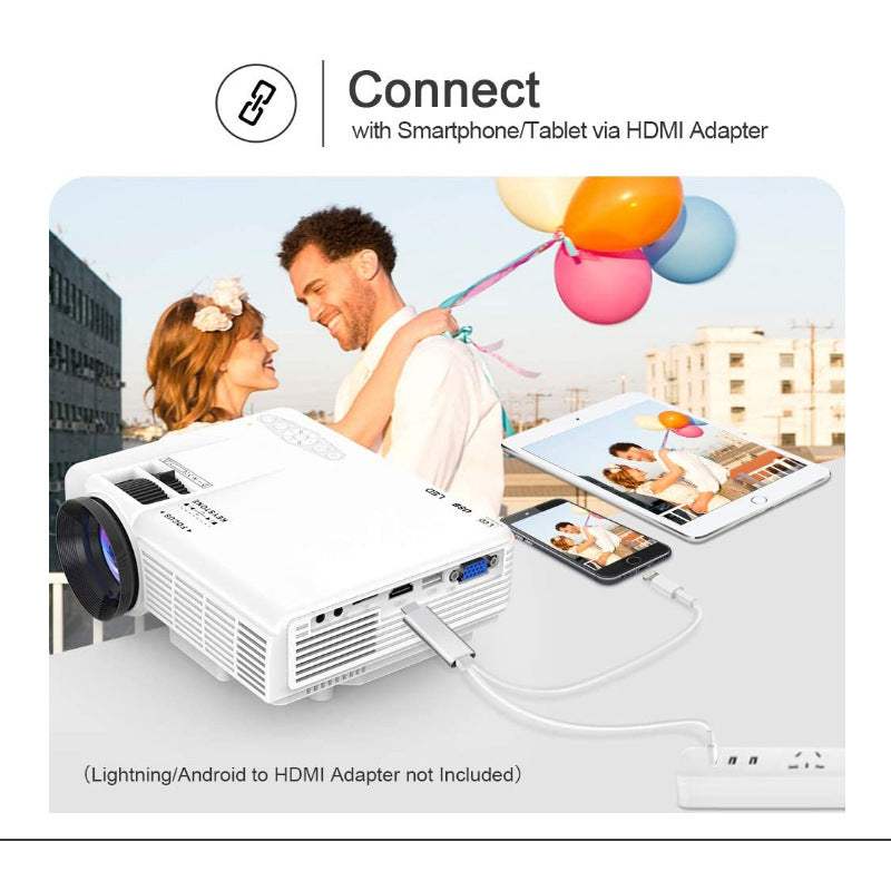Mini Home Theater 1080p Hd Portable Projector