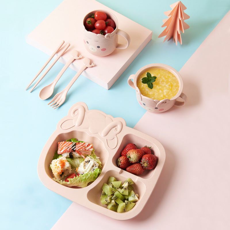 Cartoon Dinosaur Childrens Dinnerware Set