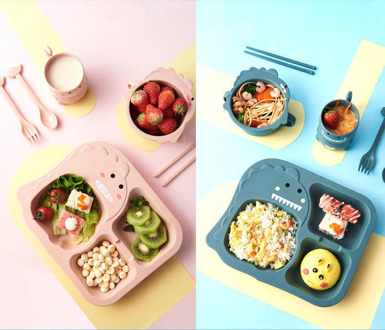 Cartoon Dinosaur Childrens Dinnerware Set