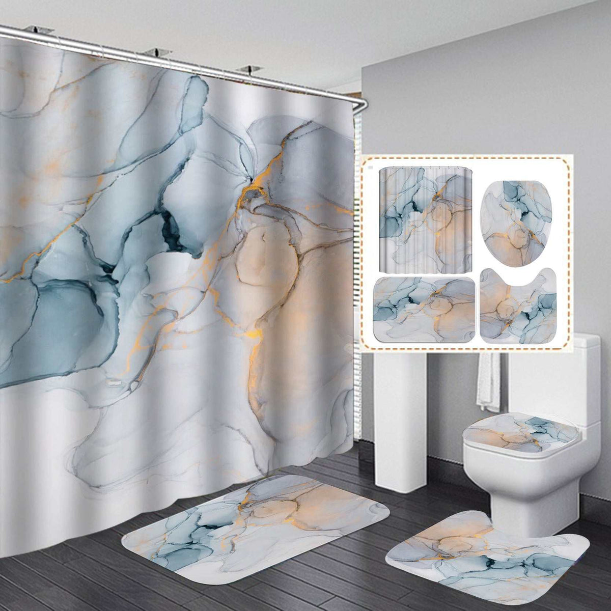 3D Art Shower Curtains
