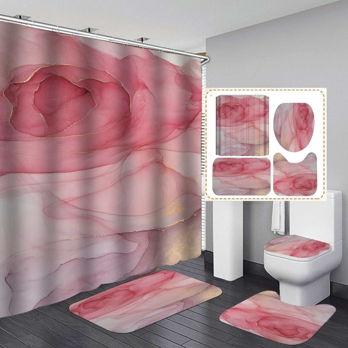 3D Art Shower Curtains