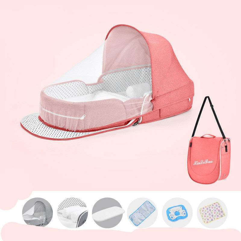 Multifunctional Folding Newborn crib
