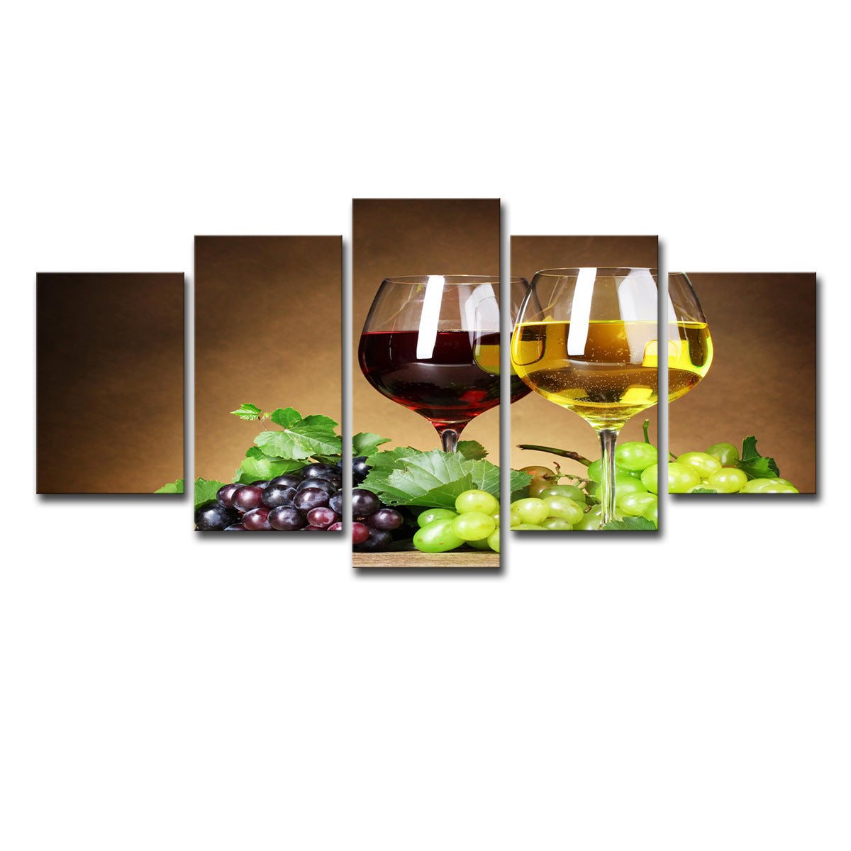 Wine Paintings 5 Pieces