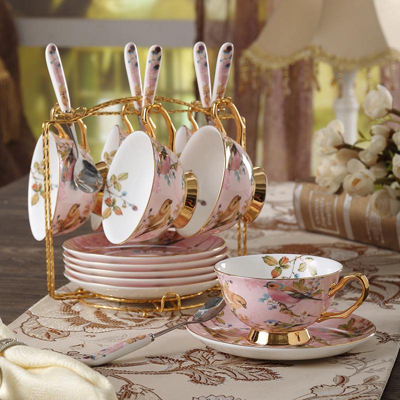 Bone China Coffee Cup Set