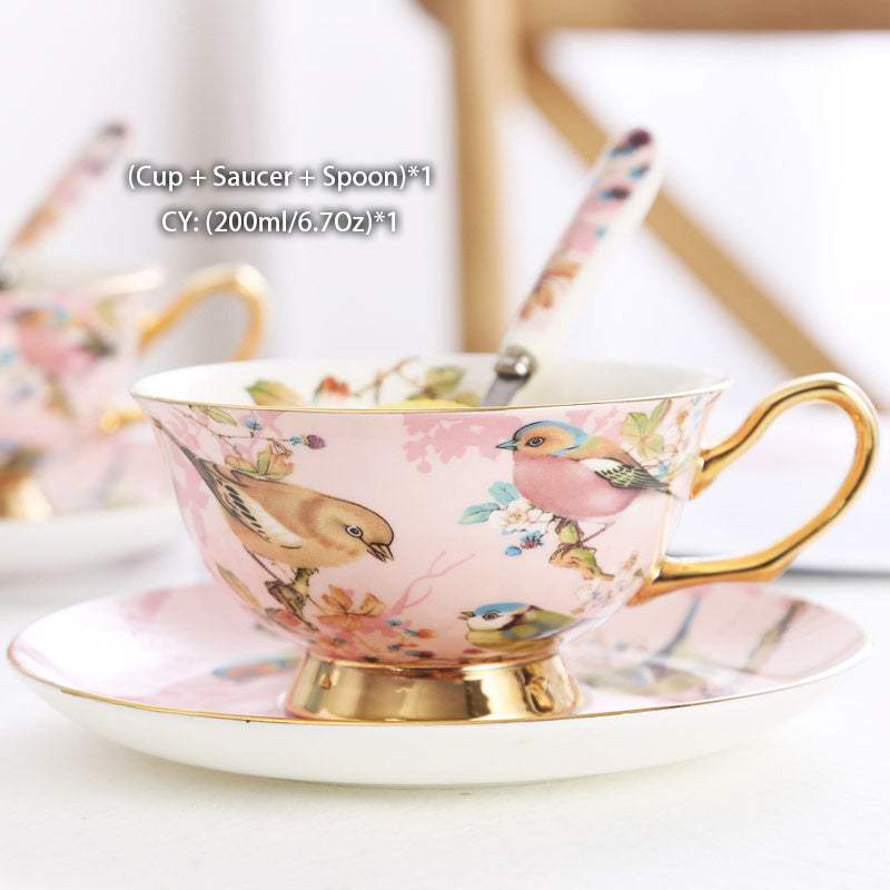 Bone China Coffee Cup Set