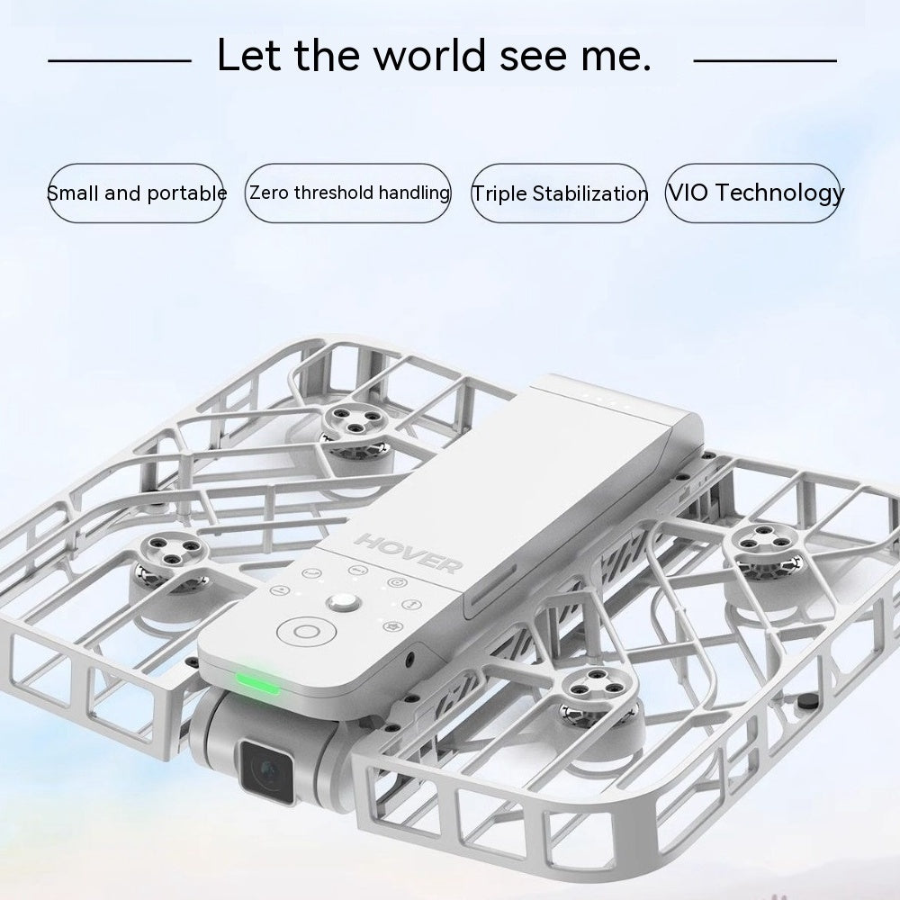 Hafu Flight Camera Following Drone with magnesium alloy frame, featuring triple stabilization and VIO technology.