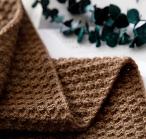 Nordic wool shawl blanket