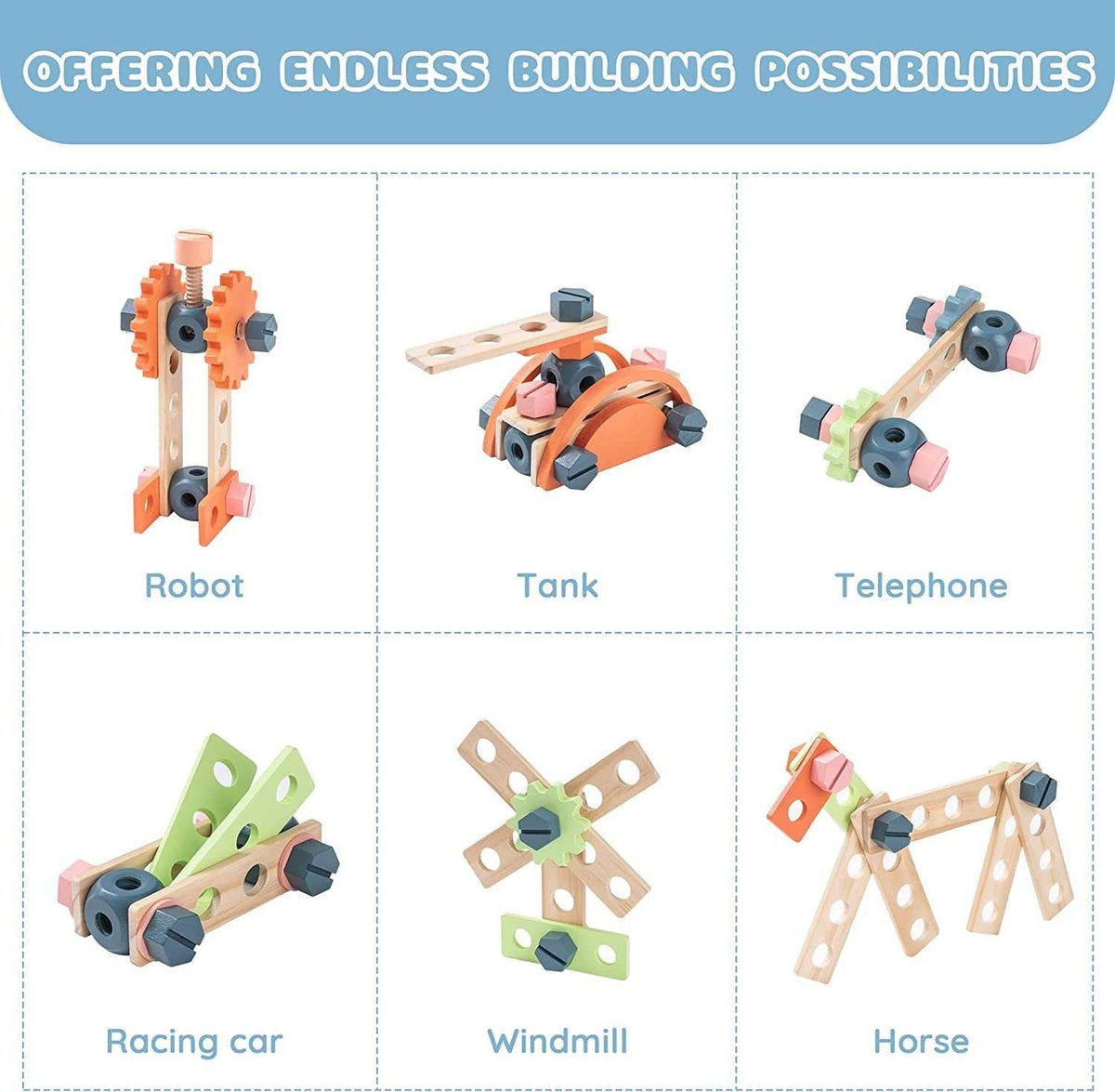 ROBOTIME Workbench Play Set