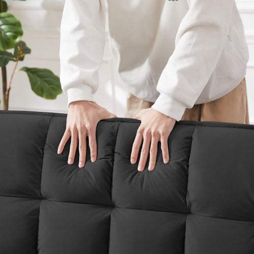 Modern Velvet Loveseat