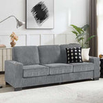 Corduroy Modern 3-Seater Sofa,