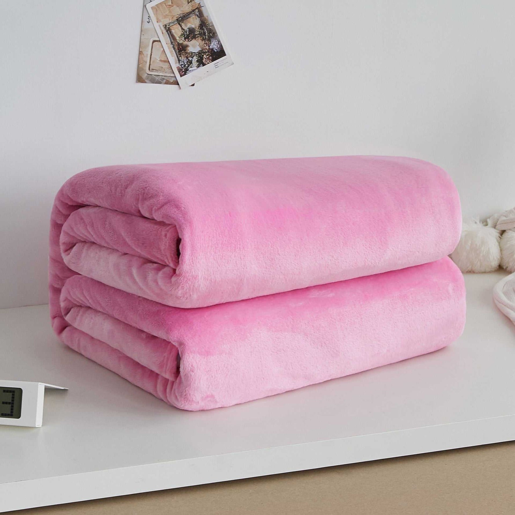 Flannel blanket coral