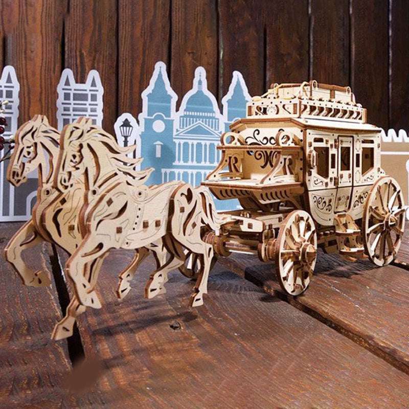 3D horse & carriage
