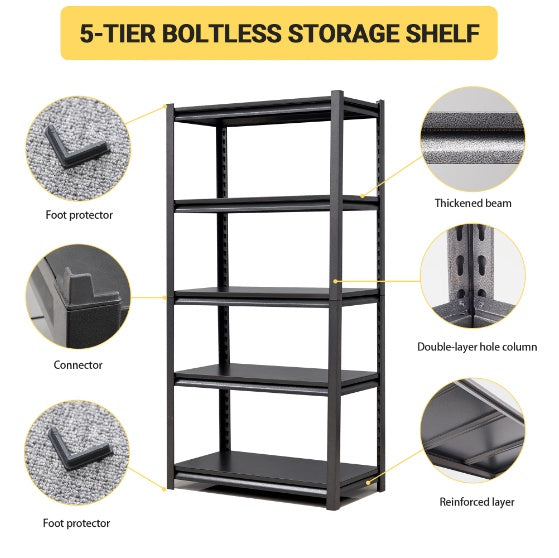 5-tier Metal Shelves