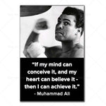 Quotes Canvas Painting Inspirational Sports Poster