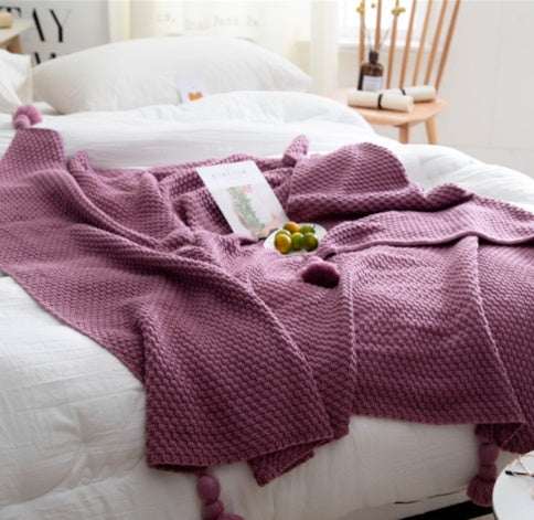 Nordic wool shawl blanket