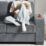 Corduroy Modern 3-Seater Sofa,