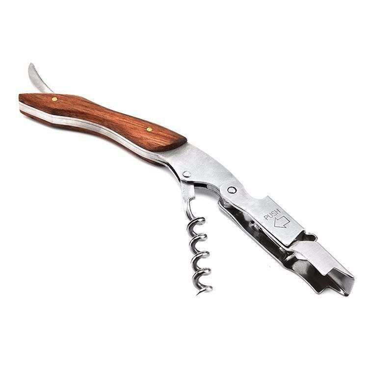 Versatile Wine Opener Wood