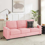 Corduroy Modern 3-Seater Sofa,