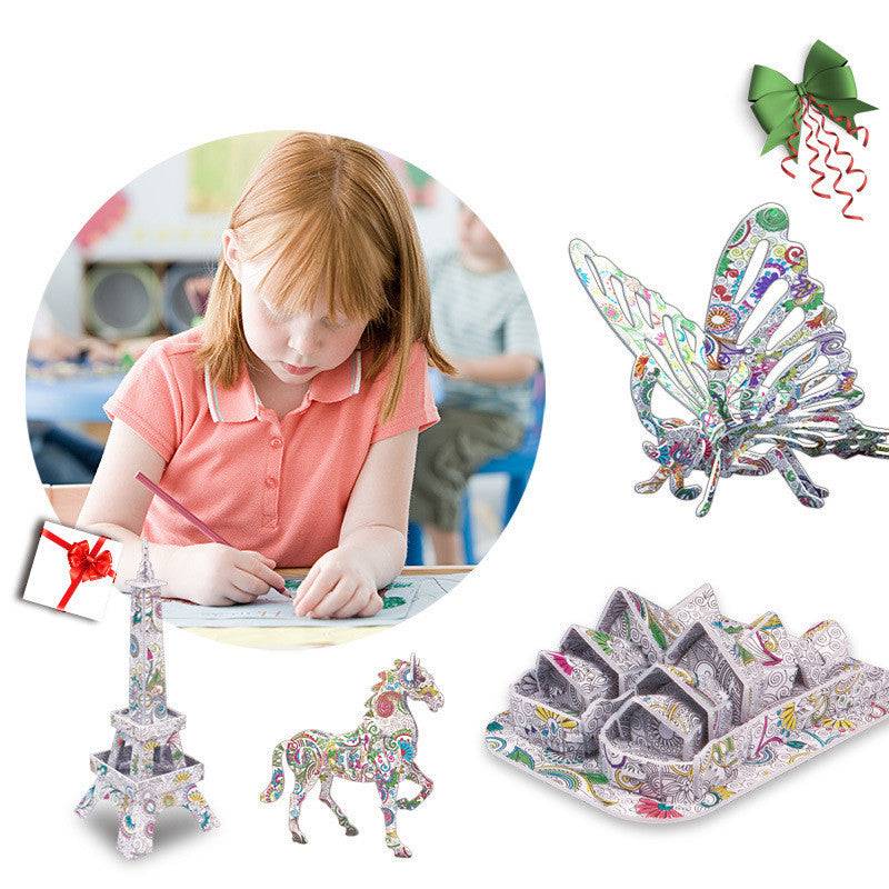 3D puzzle dinosaurs