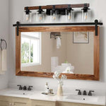 5 Farmhouse Rustic Bathroom Lamps
