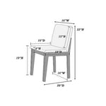 Grey Finish 5pc Dining Room Set