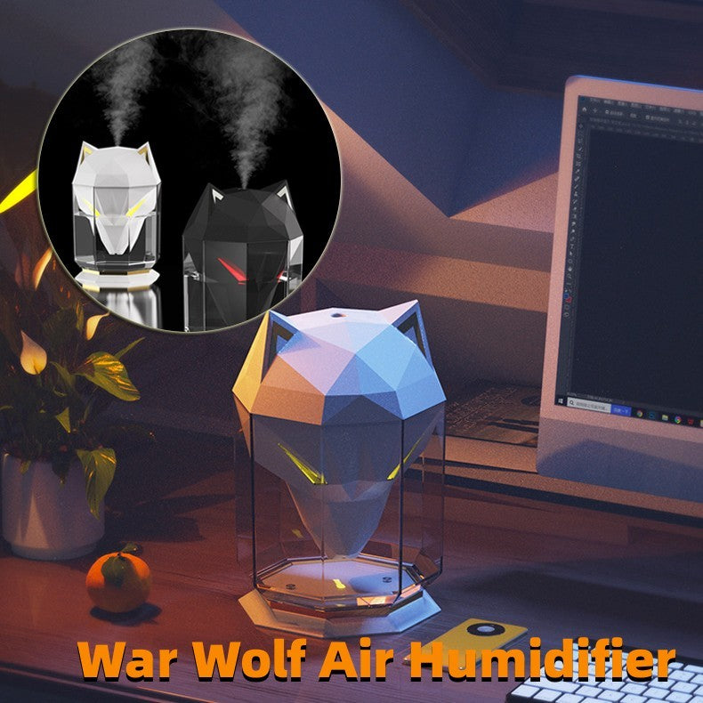 Ultrasonic Air Humidifier with Lights | War Wolf Nano Mist Diffuser