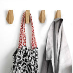 4pcs Wooden Simple Japanese Style Wall Hooks