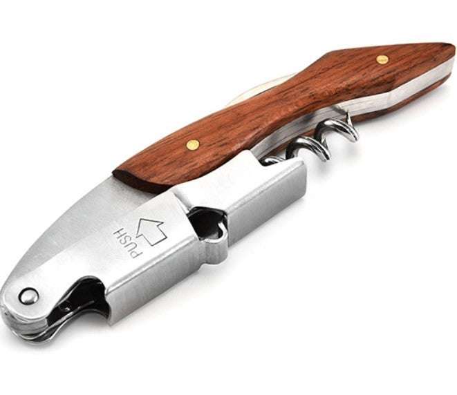 Versatile Wine Opener Wood