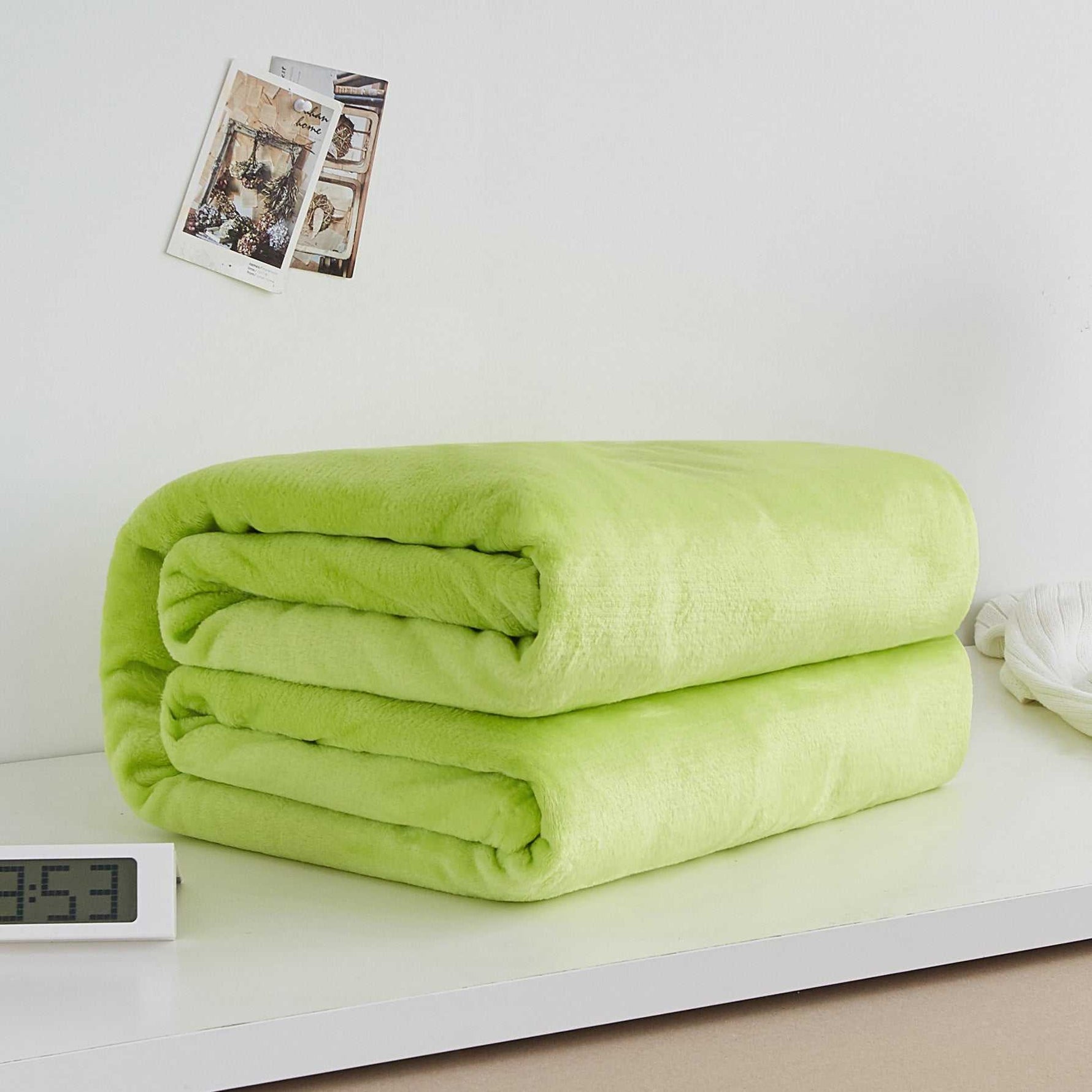 Flannel blanket coral