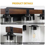 5 Farmhouse Rustic Bathroom Lamps