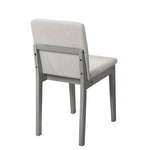 Grey Finish 5pc Dining Room Set